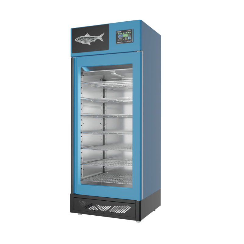 Stagionello® Fish Curing Device 150 Kg Glass Door
