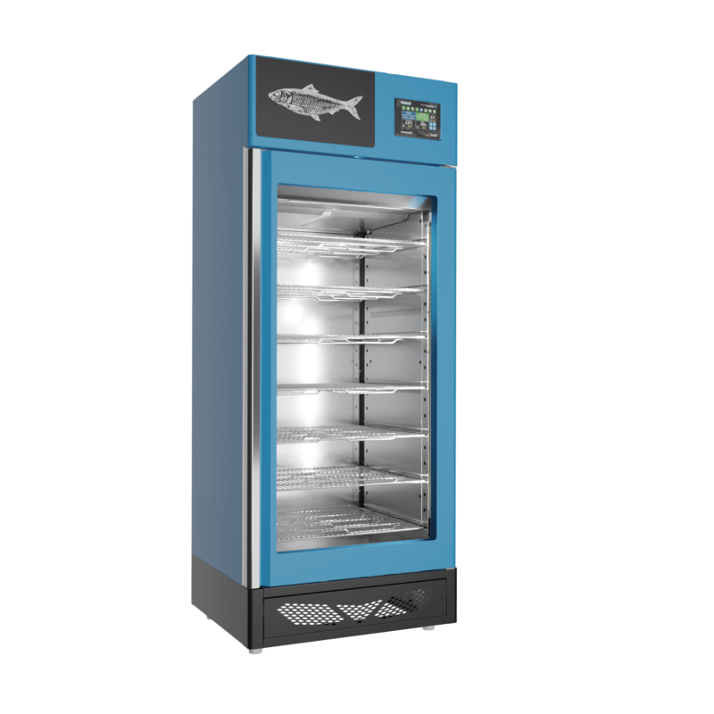 Stagionello® Fish Curing Device 150 Kg Glass Door - Image 3